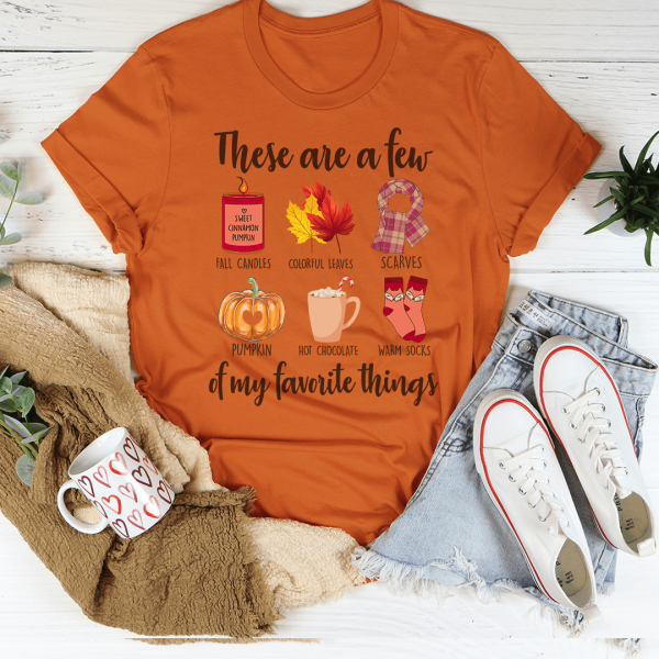 These Are A Few Of My Favorite Fall Things Tee Supply - Image 2