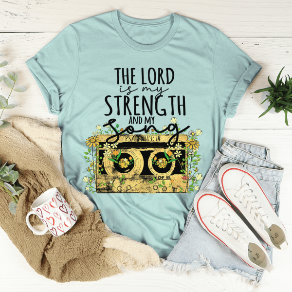 The Lord Is My Strength And My Song Tee Discount - Image 4