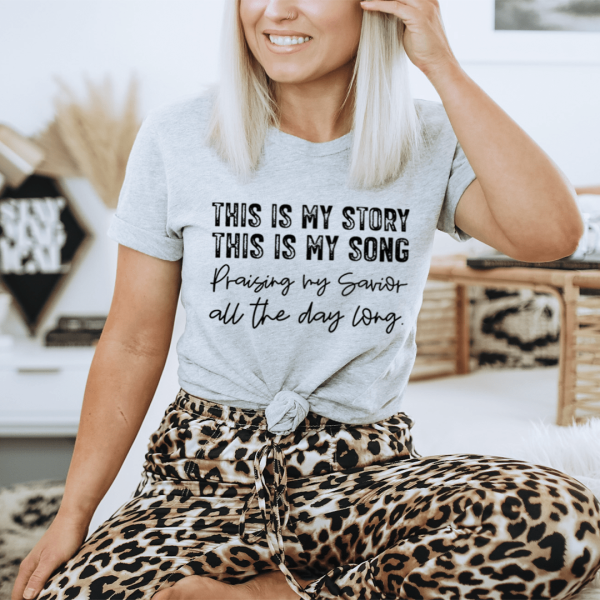 This Is My Story This Is My Song Tee Hot on Sale - Image 5