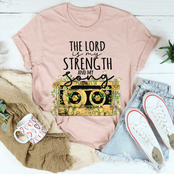 The Lord Is My Strength And My Song Tee Discount - Image 3