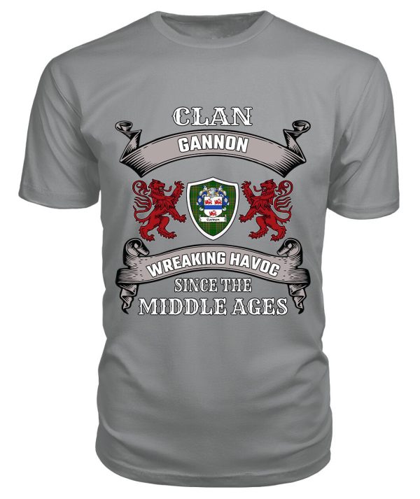 Gannon Family Tartan - 2D T-shirt Hot on Sale - Image 5