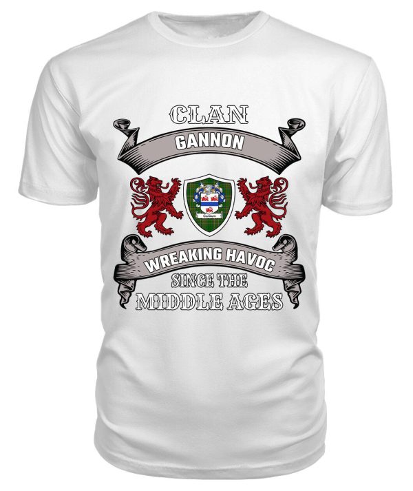 Gannon Family Tartan - 2D T-shirt Hot on Sale - Image 3