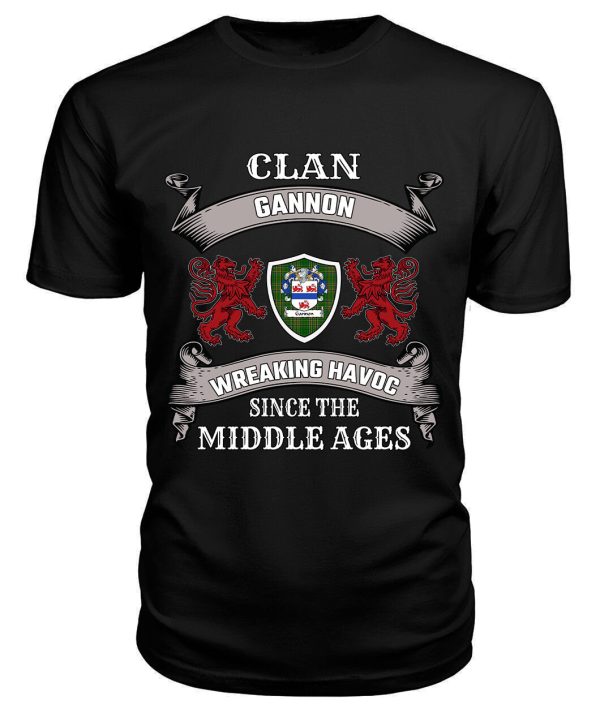 Gannon Family Tartan - 2D T-shirt Hot on Sale